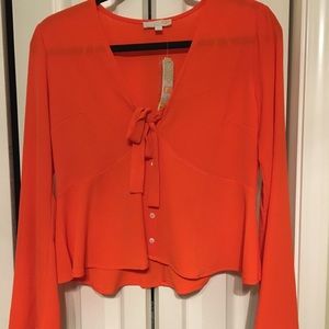 Orange Top Size Small
